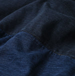 45R Indigo Iroiro Patchwork 908 8 Knot Binder Cardigan