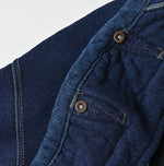 45R Indigo Iroiro Patchwork 908 8 Knot Binder Cardigan