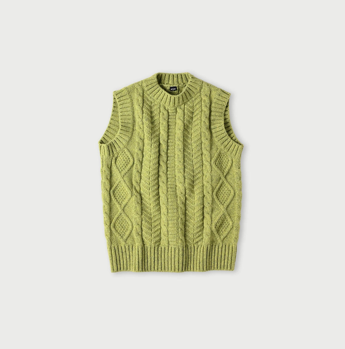 45R Cashmere Aran Vest - Image 2