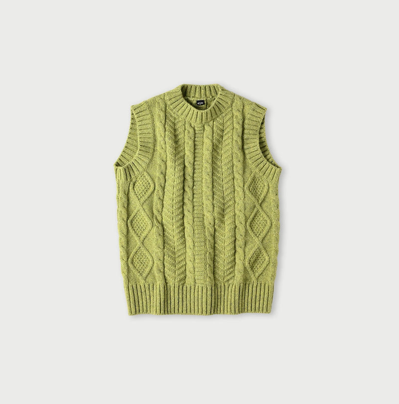 45R Cashmere Aran Vest - Image 2