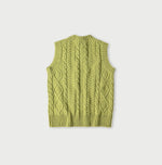 45R Cashmere Aran Vest