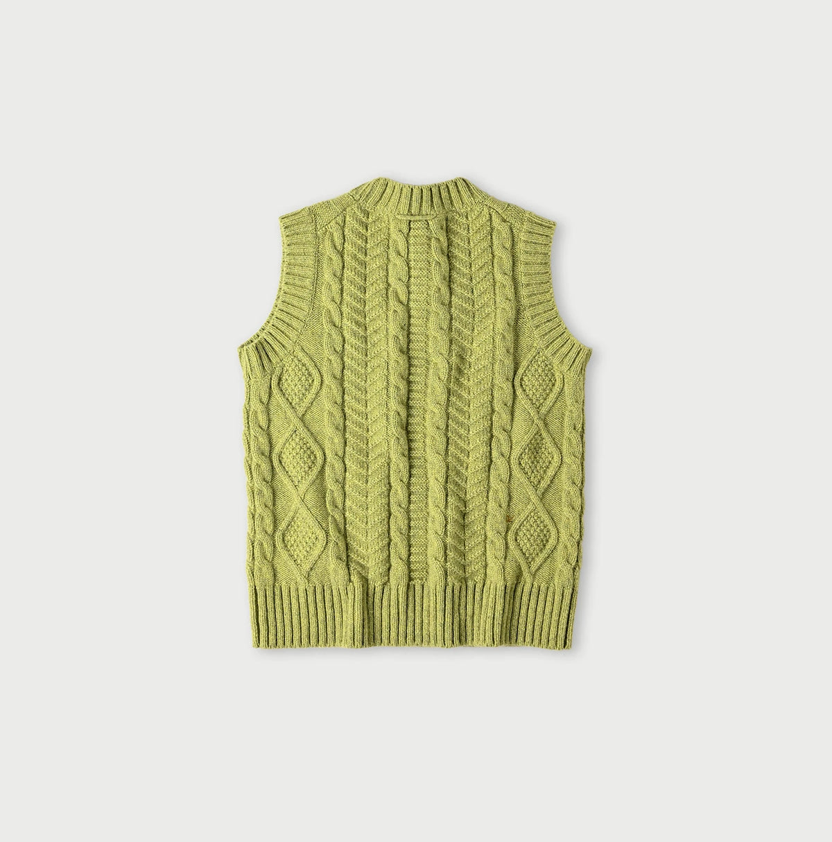 45R Cashmere Aran Vest - Image 14