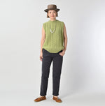 45R Cashmere Aran Vest