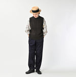 45R Cashmere Aran Vest