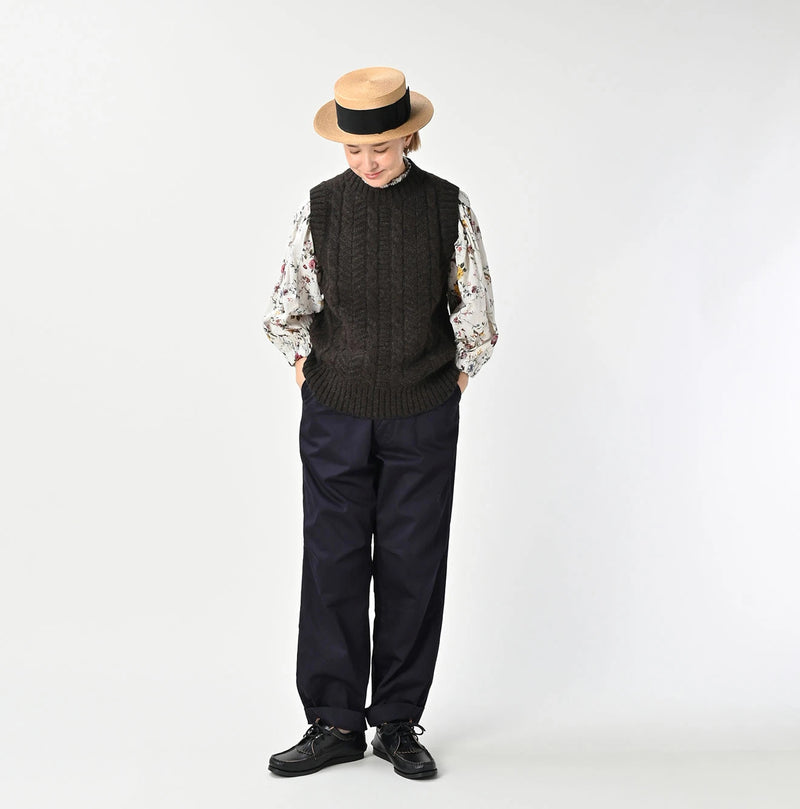 45R Cashmere Aran Vest - Image 6