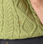 45R Cashmere Aran Vest