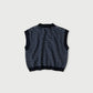 45R Indigo Bonita Jacquard Vest
