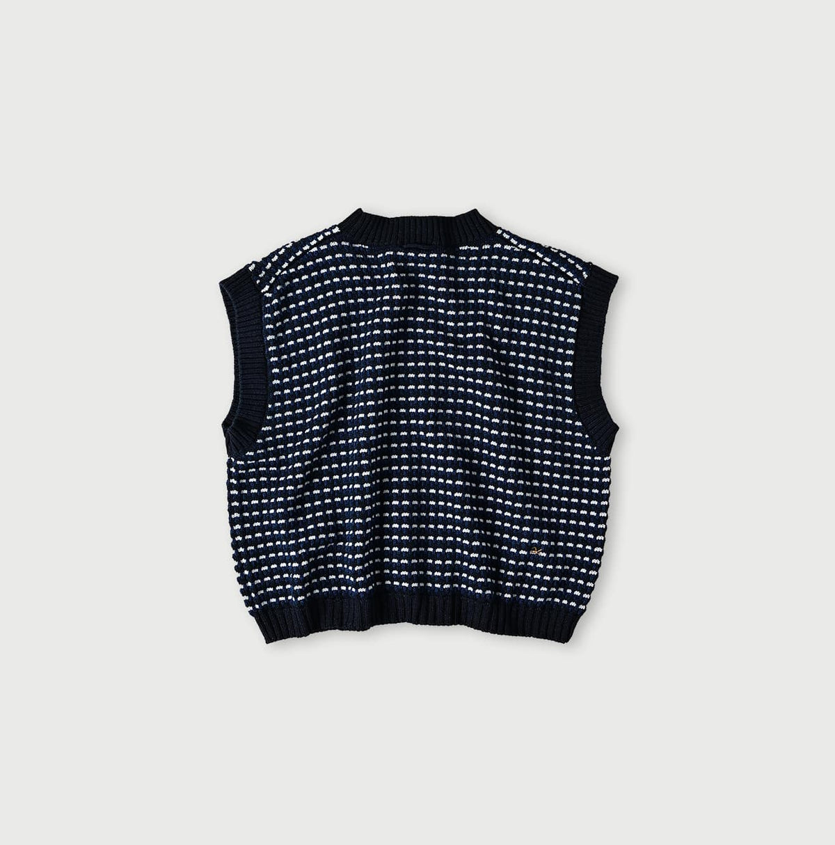 45R Indigo Bonita Jacquard Vest
