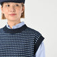 45R Indigo Bonita Jacquard Vest