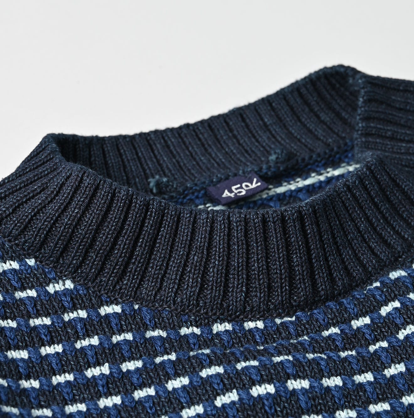 45R Indigo Bonita Jacquard Vest