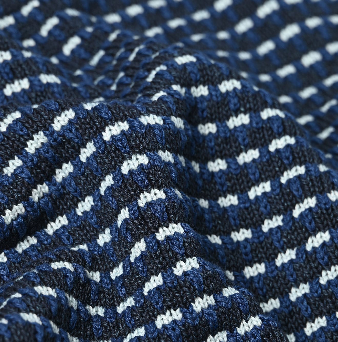 45R Indigo Bonita Jacquard Vest
