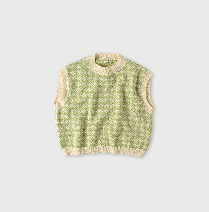 45R Bonita Jacquard Vest (Green)