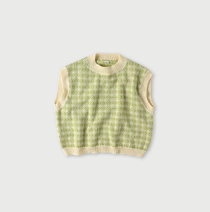 45R Bonita Jacquard Vest (Green)