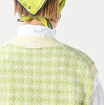 45R Bonita Jacquard Vest (Green)