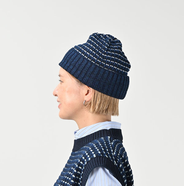 45R Indigo Bonita Jacquard Cap