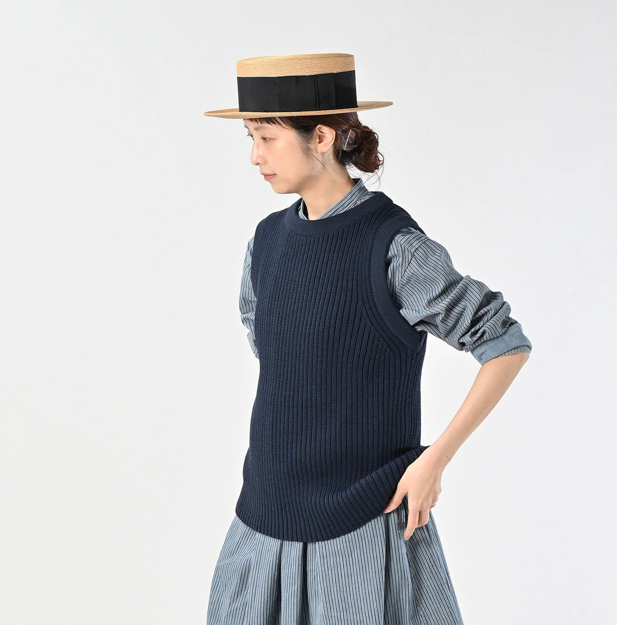 45R US Wool Rib Vest - Image 4