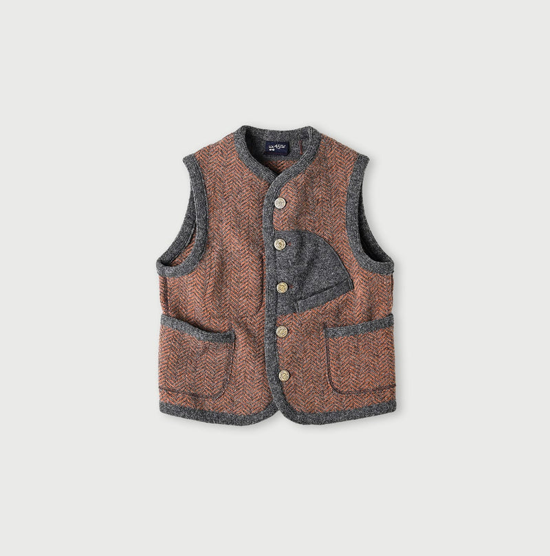 45R Shetland Tweed 908 Vest - Image 1