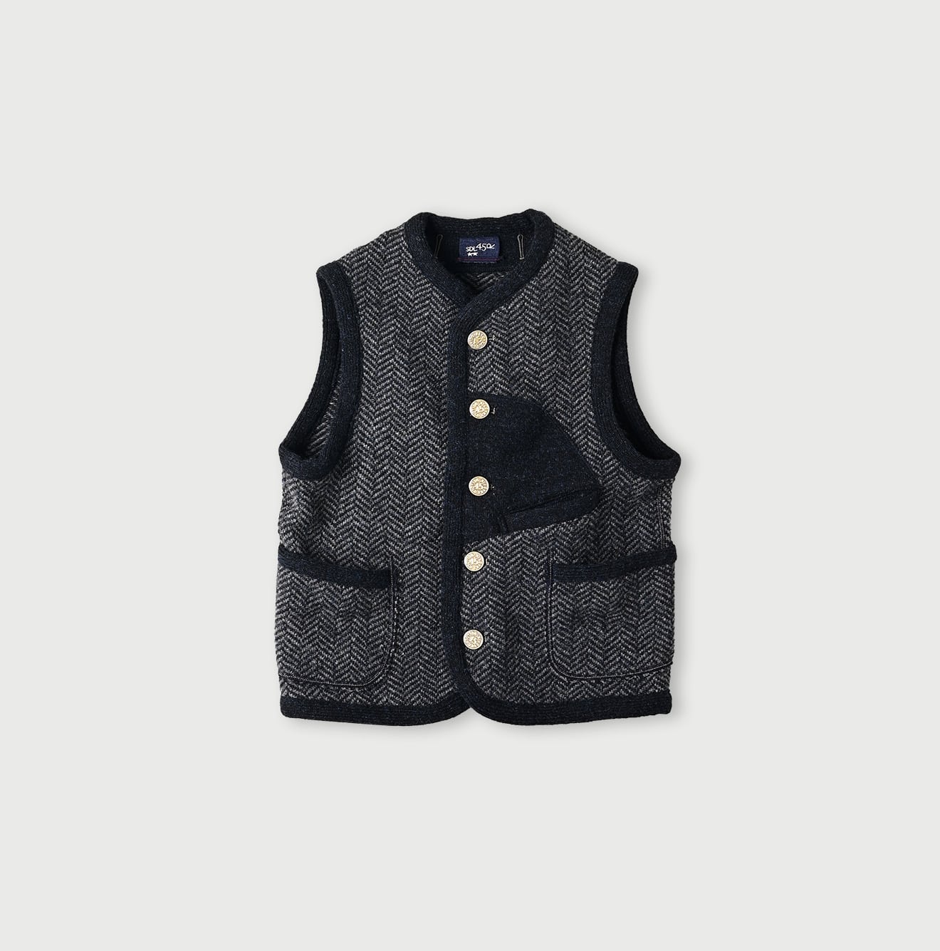 45R Shetland Tweed 908 Vest - Image 3