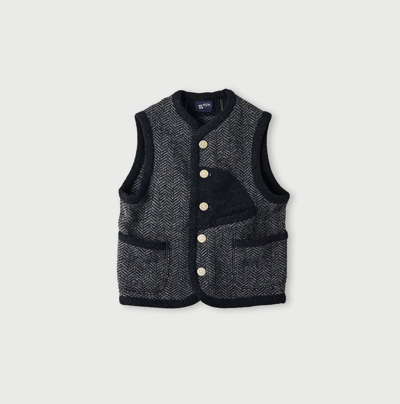 45R Shetland Tweed 908 Vest - Image 3