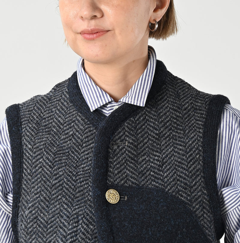 45R Shetland Tweed 908 Vest - Image 12