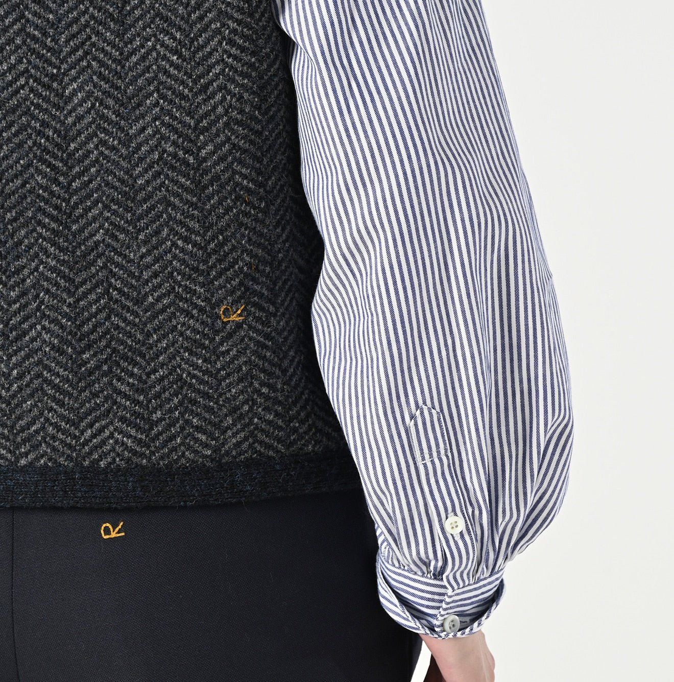 45R Shetland Tweed 908 Vest - Image 15