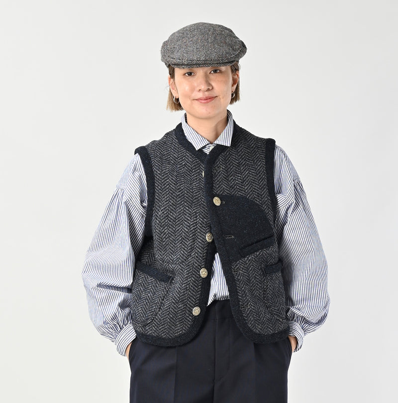 45R Shetland Tweed 908 Vest - Image 6