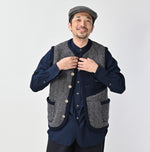 45R Shetland Tweed 908 Vest