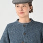 45R Indigo Square Knit Cardigan