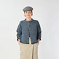 45R Indigo Square Knit Cardigan
