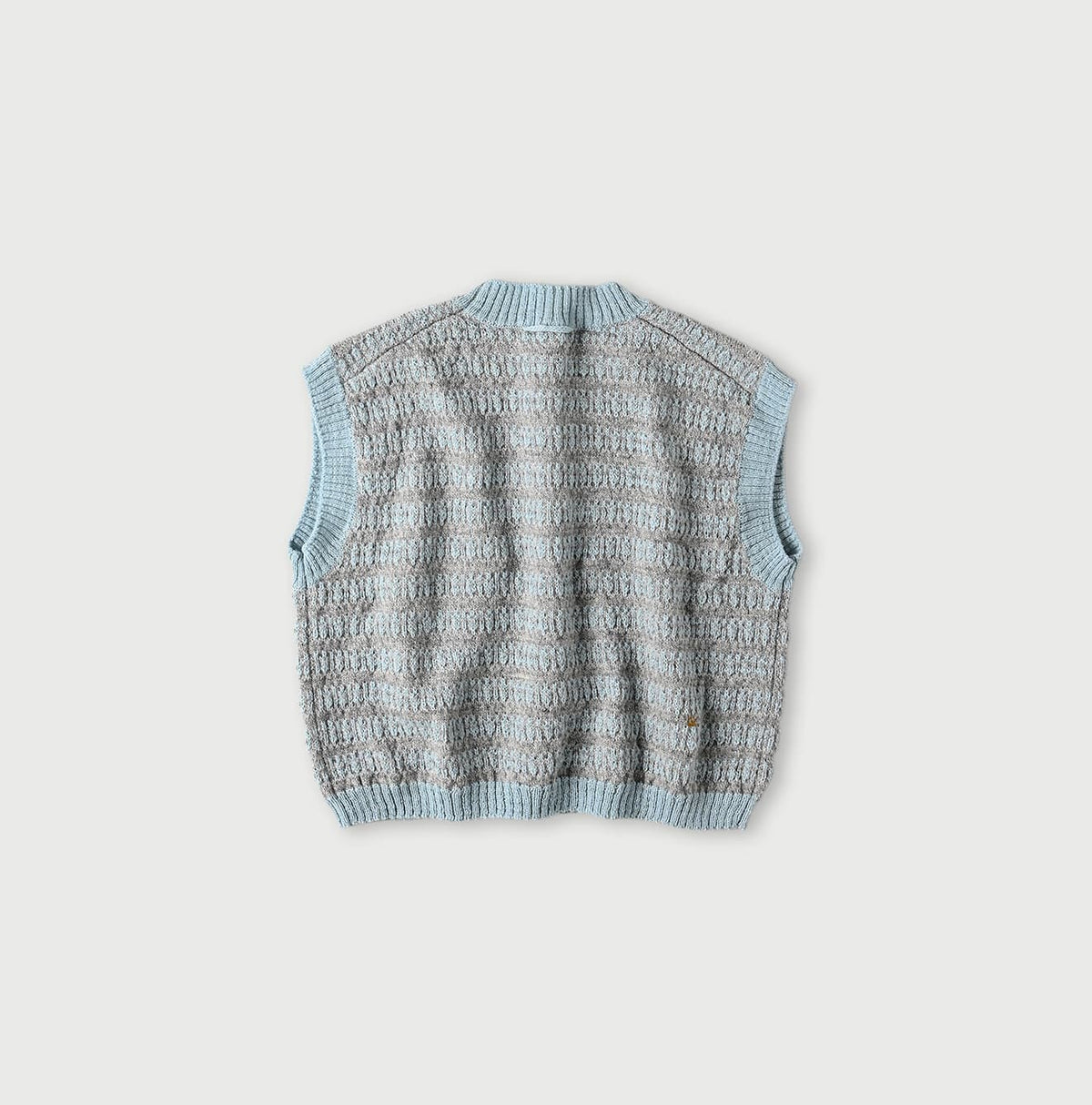 45R Bonita Jacquard Vest (Saxe Blue)