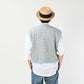 45R Bonita Jacquard Vest (Saxe Blue)