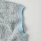 45R Bonita Jacquard Vest (Saxe Blue)