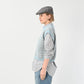 45R Bonita Jacquard Vest (Saxe Blue)