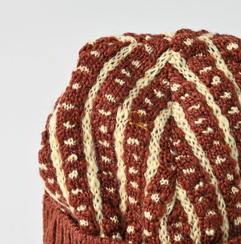 45R Bonita Jacquard Cap (Burgundy) - Image 6