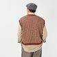 45R Bonita Jacquard Vest (Burgundy)