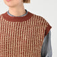 45R Bonita Jacquard Vest (Burgundy)