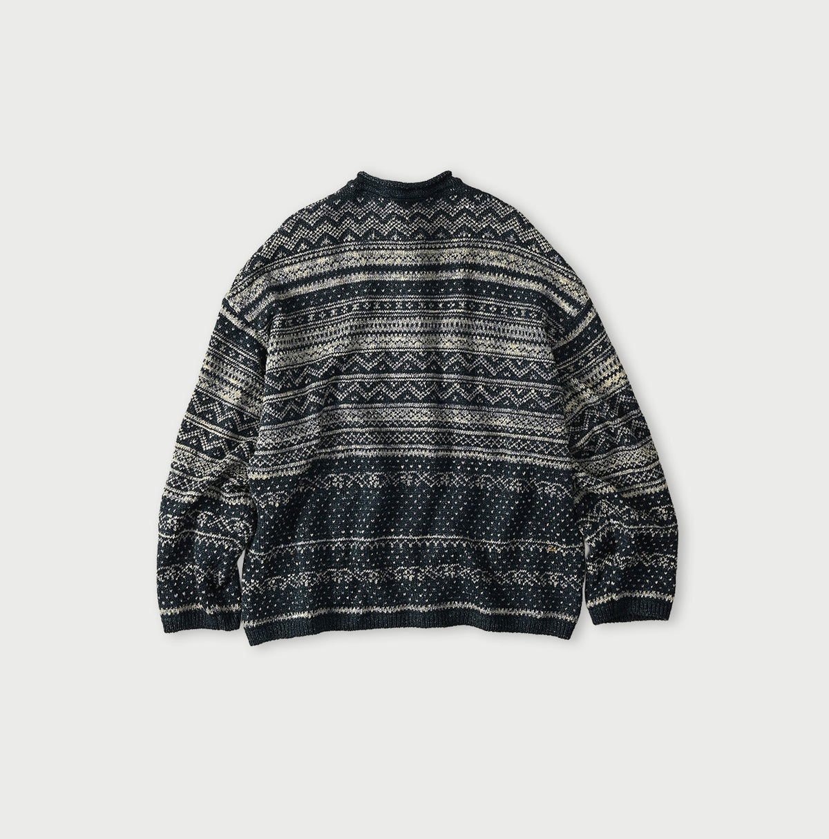45R Indigo Nordic Jacquard 908 Henley