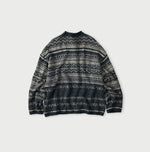45R Indigo Nordic Jacquard 908 Henley