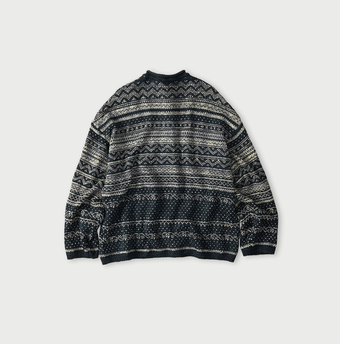 45R Indigo Nordic Jacquard 908 Henley - Image 16