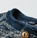 45R Indigo Nordic Jacquard 908 Henley
