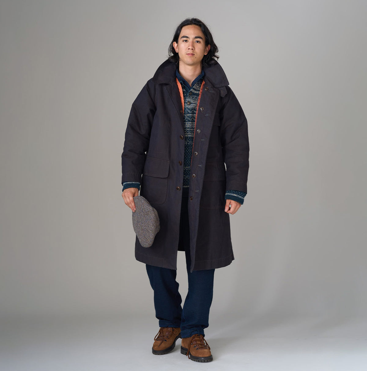 Indigo Nordic Jacquard 908 Henley
