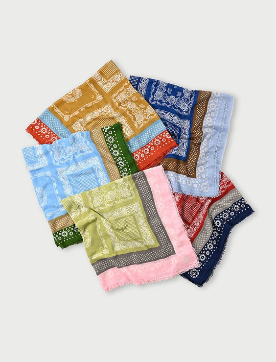 Supima Twill Bandana Mix FUROSHIKIi