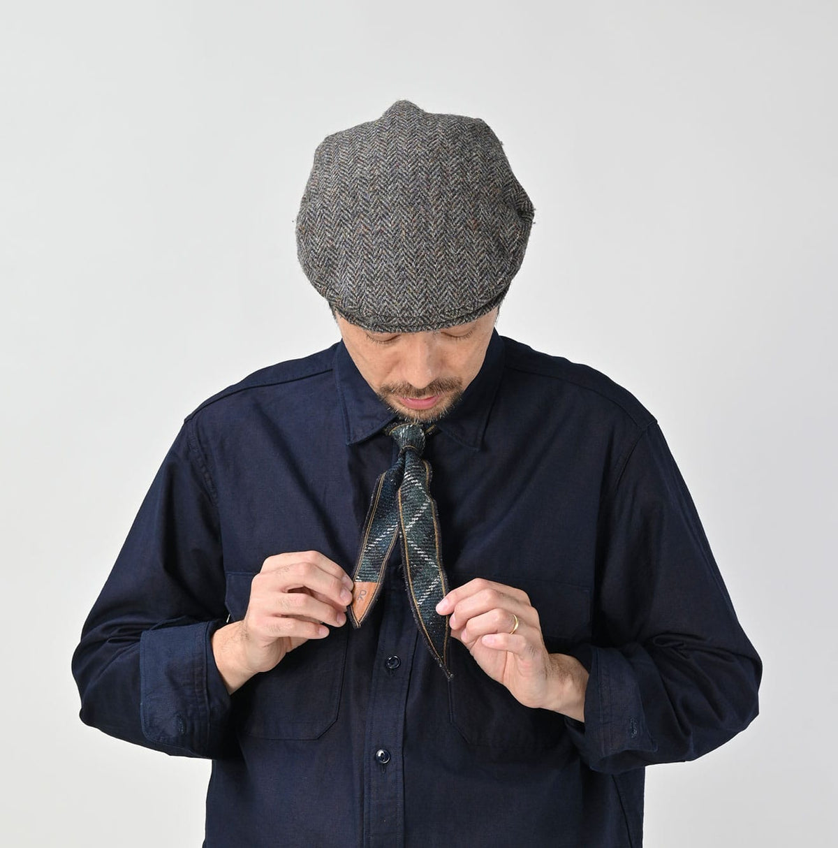 45R Cotton Tweed Tie