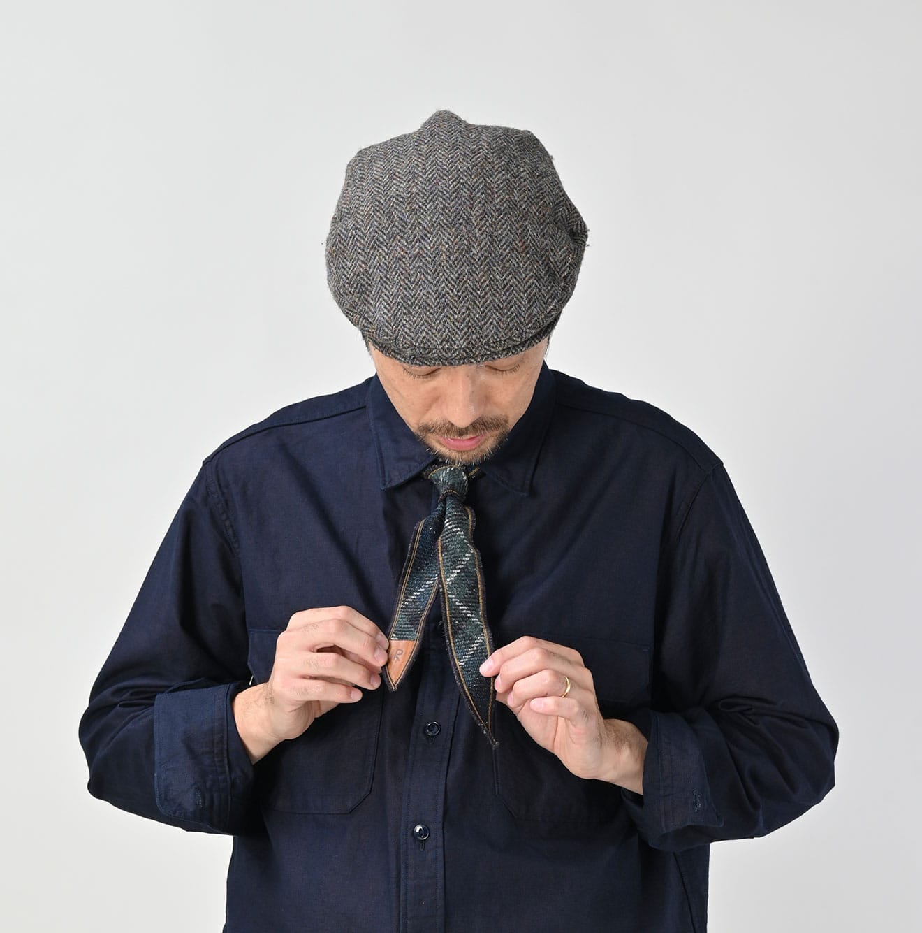 45R Cotton Tweed Tie