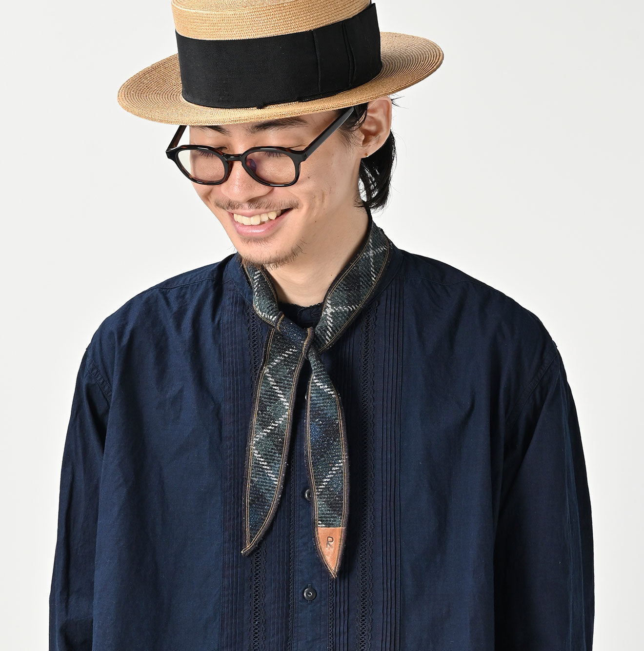 45R Cotton Tweed Tie