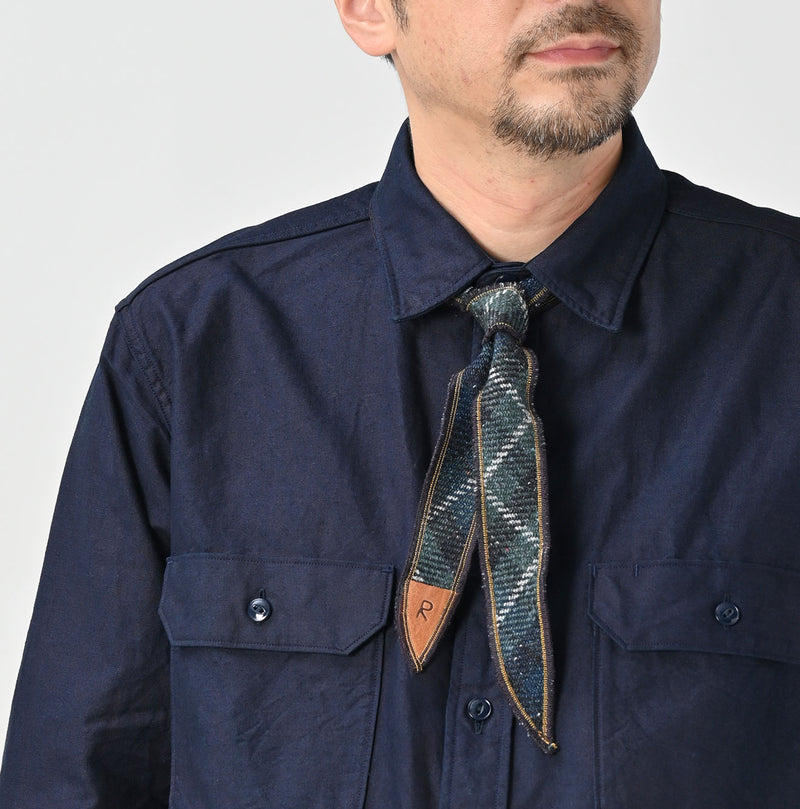 45R Cotton Tweed Tie