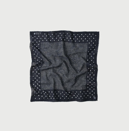 45R Indigo Gauze Iroiro Bandana