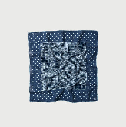 45R Indigo Gauze Iroiro Bandana