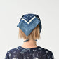 45R Indigo Komon Bandana