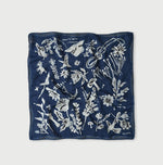 45R Indigo Supima Donkey Tail Bandana